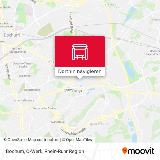 Bochum, O-Werk Karte