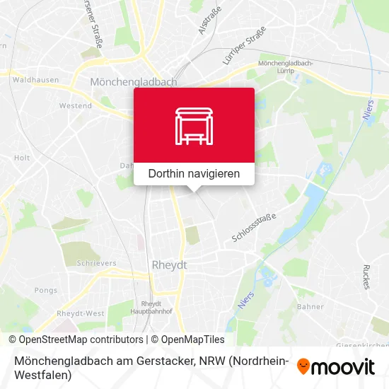 Mönchengladbach am Gerstacker Karte