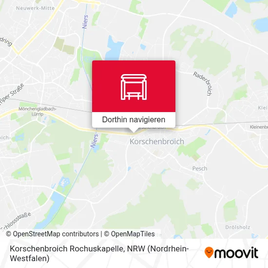 Korschenbroich Rochuskapelle Karte
