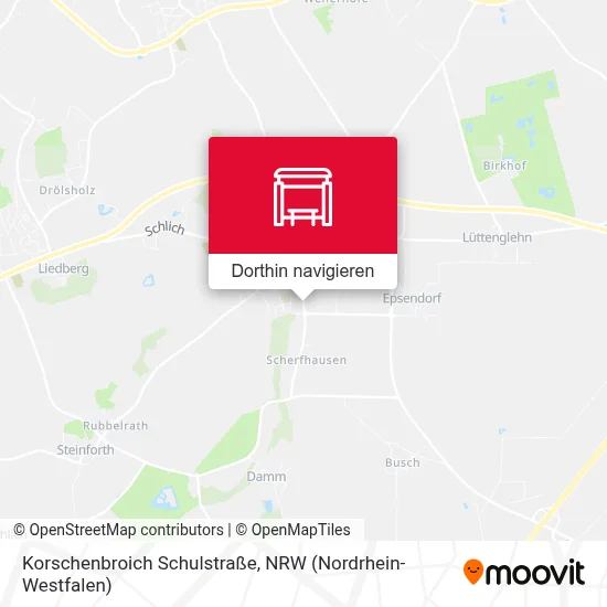 Korschenbroich Schulstraße Karte