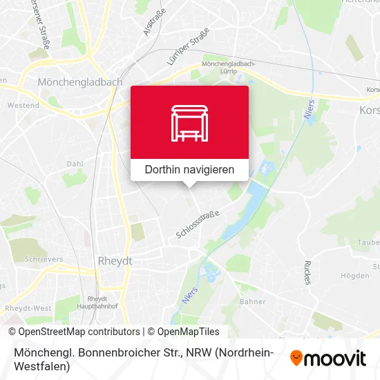 Mönchengl. Bonnenbroicher Str. Karte