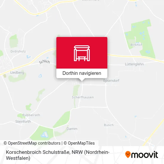 Korschenbroich Schulstraße Karte