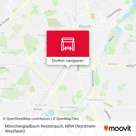 Mönchengladbach Reststrauch Karte