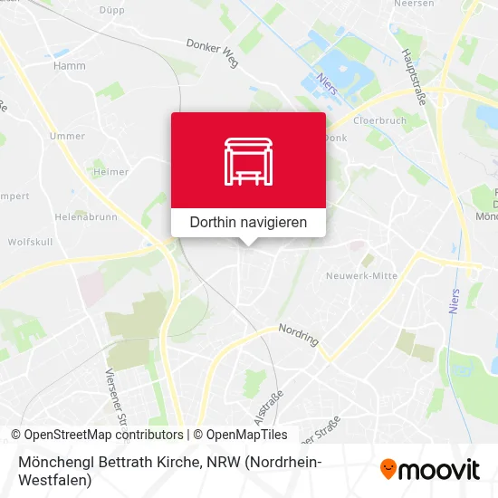 Mönchengl Bettrath Kirche Karte