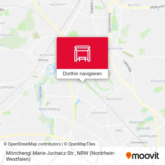 Mönchengl Marie-Juchacz-Str. Karte