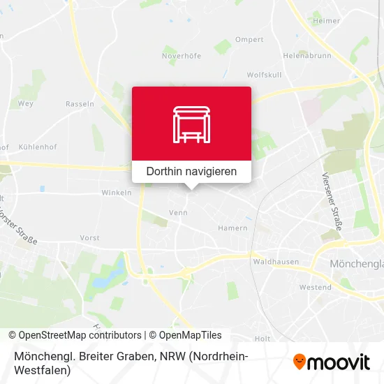 Mönchengl. Breiter Graben Karte