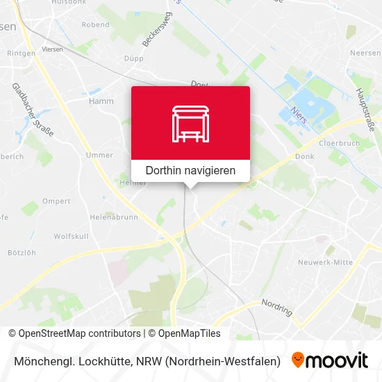 Mönchengl. Lockhütte Karte