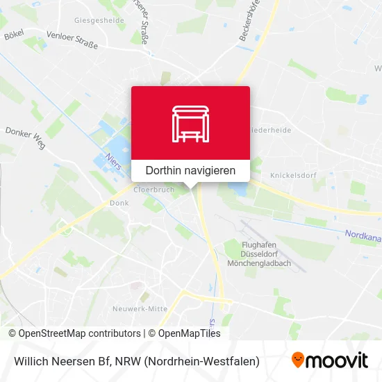 Willich Neersen Bf Karte