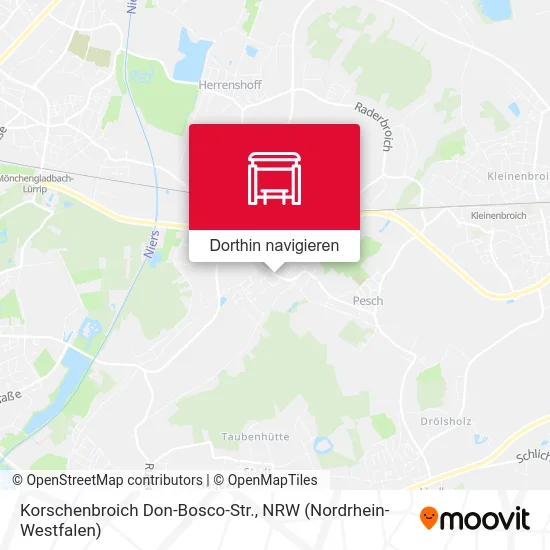 Korschenbroich Don-Bosco-Str. Karte