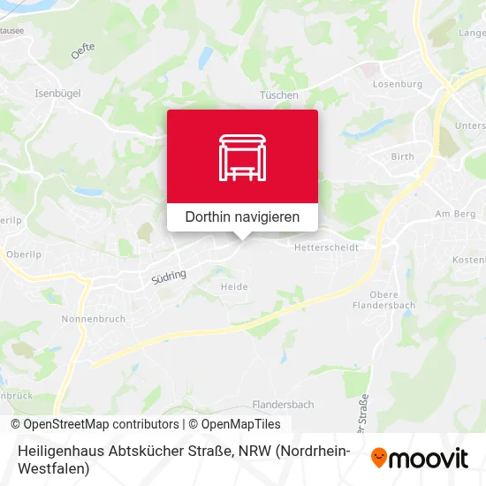 Heiligenhaus Abtskücher Straße Karte