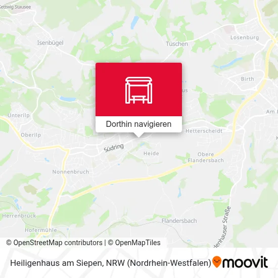 Heiligenhaus am Siepen Karte