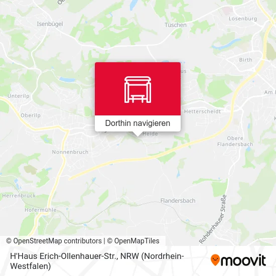 H'Haus Erich-Ollenhauer-Str. Karte