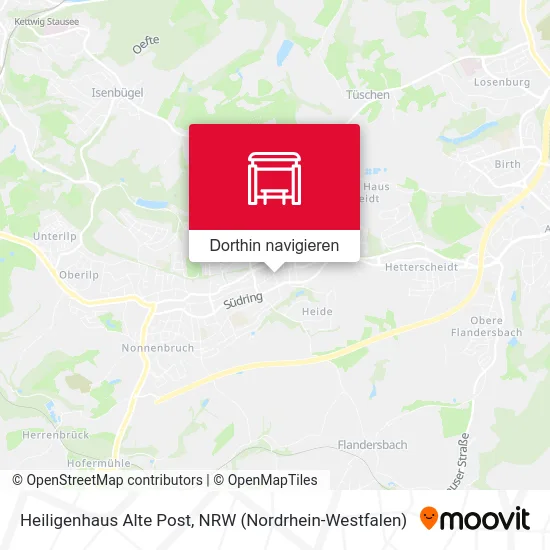 Heiligenhaus Alte Post Karte