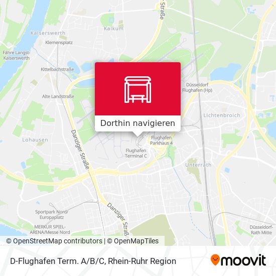 D-Flughafen Term. A/B/C Karte