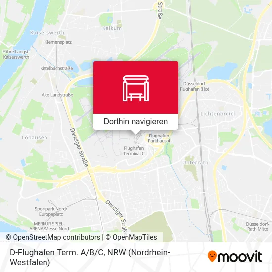 D-Flughafen Term. A/B/C Karte