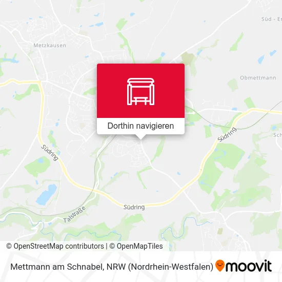 Mettmann am Schnabel Karte