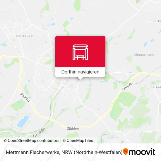 Mettmann Fischerwerke Karte