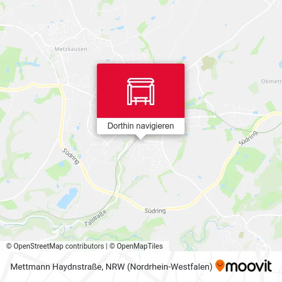 Mettmann Haydnstraße Karte