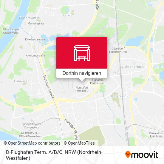 D-Flughafen Term. A/B/C Karte