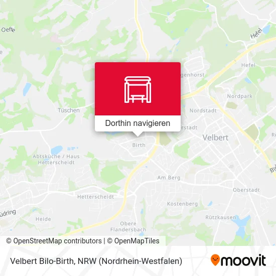 Velbert Bilo-Birth Karte