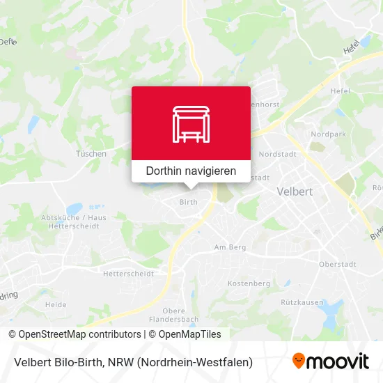 Velbert Bilo-Birth Karte