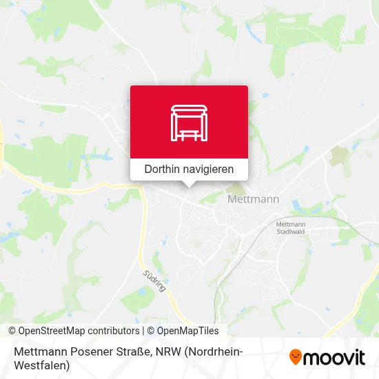 Mettmann Posener Straße Karte