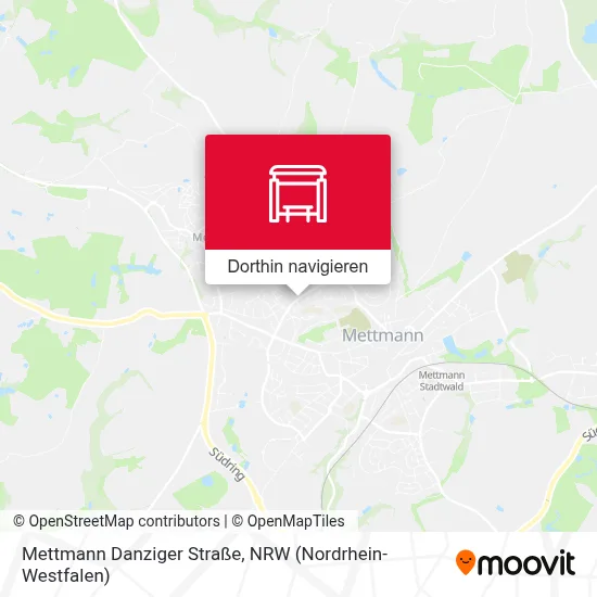 Mettmann Danziger Straße Karte