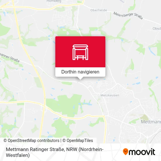 Mettmann Ratinger Straße Karte