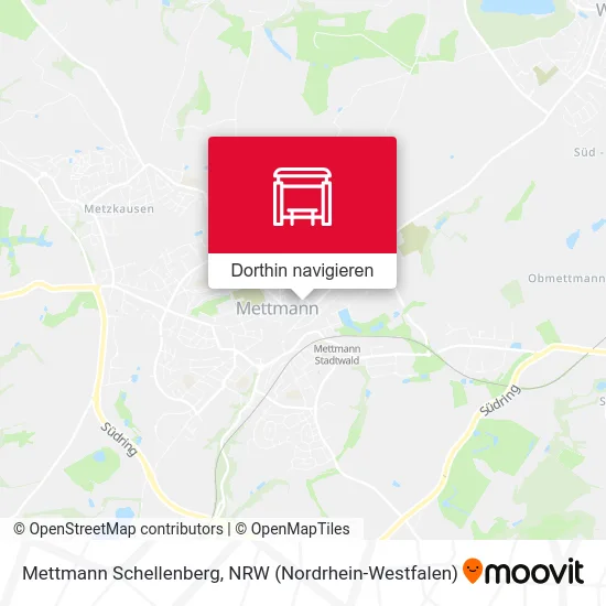 Mettmann Schellenberg Karte