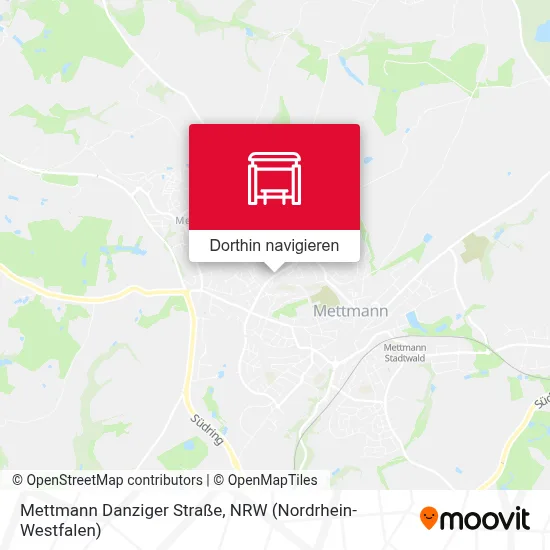 Mettmann Danziger Straße Karte