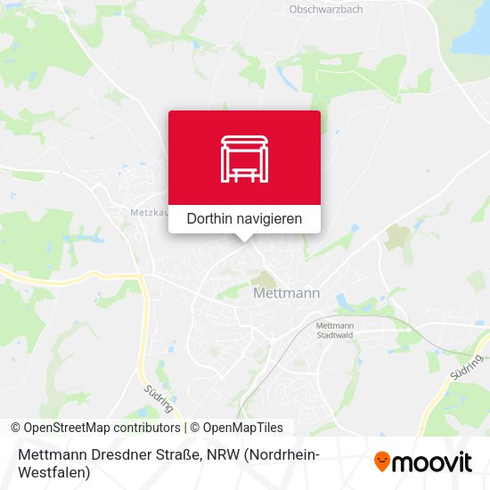Mettmann Dresdner Straße Karte
