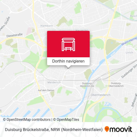 Duisburg Brückelstraße Karte