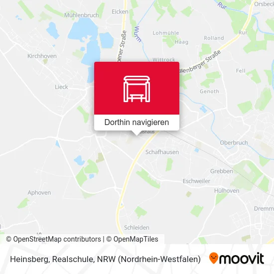Heinsberg, Realschule Karte