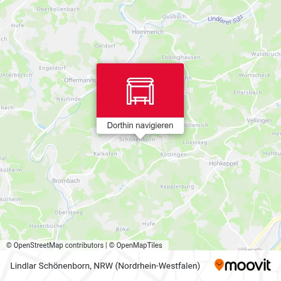 Lindlar Schönenborn Karte