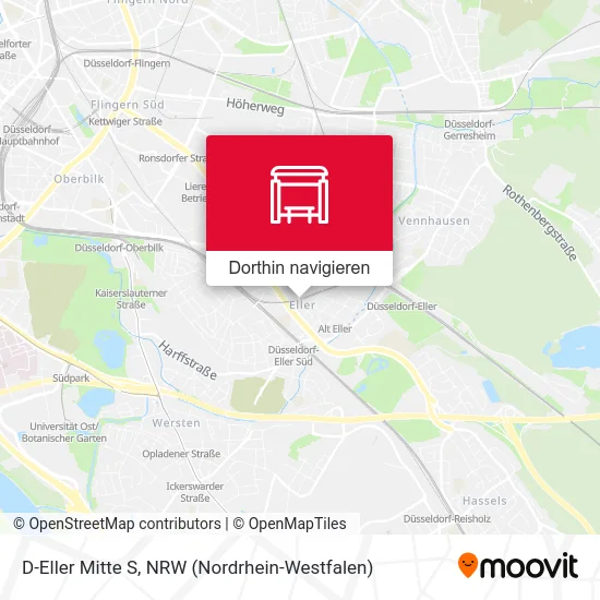 D-Eller Mitte S Karte