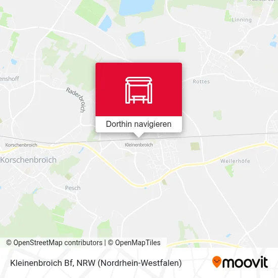 Kleinenbroich Bf Karte