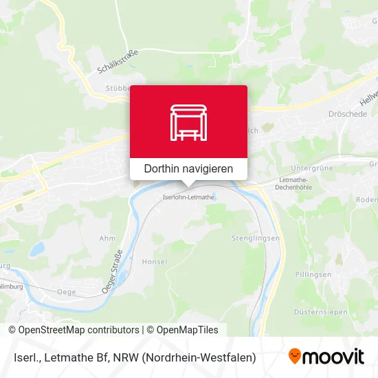 Iserl., Letmathe Bf Karte