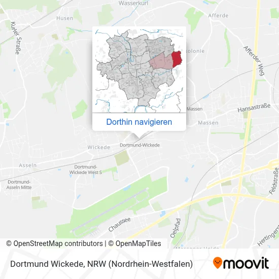 Dortmund Wickede Karte