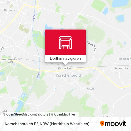 Korschenbroich Bf Karte