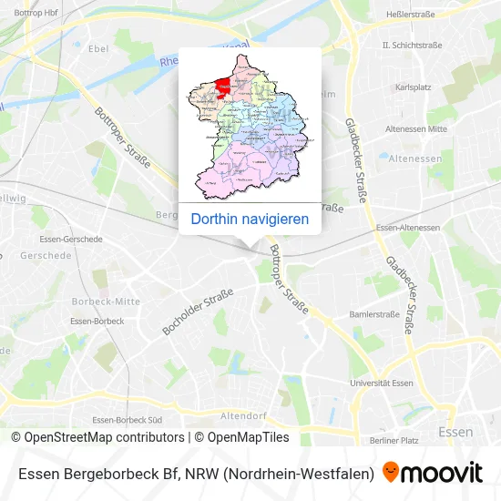 Essen Bergeborbeck Bf Karte