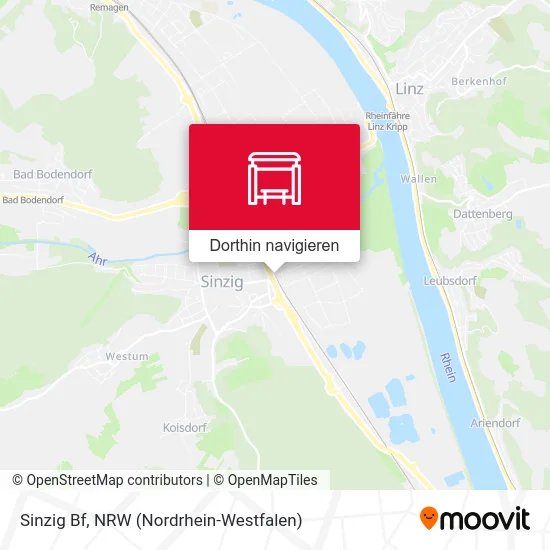 Sinzig Bf Karte