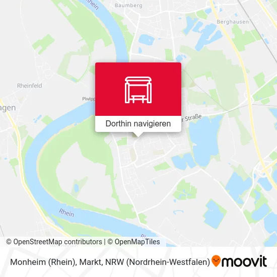 Monheim (Rhein), Markt Karte