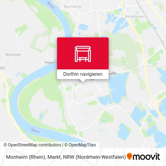 Monheim (Rhein), Markt Karte