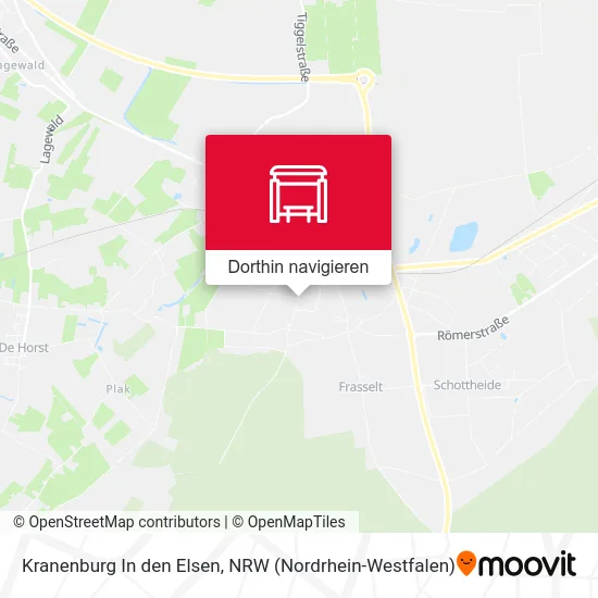 Kranenburg In den Elsen Karte