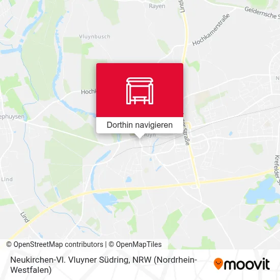 Neukirchen-Vl. Vluyner Südring Karte