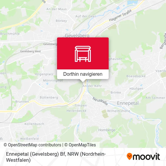 Ennepetal (Gevelsberg) Bf Karte