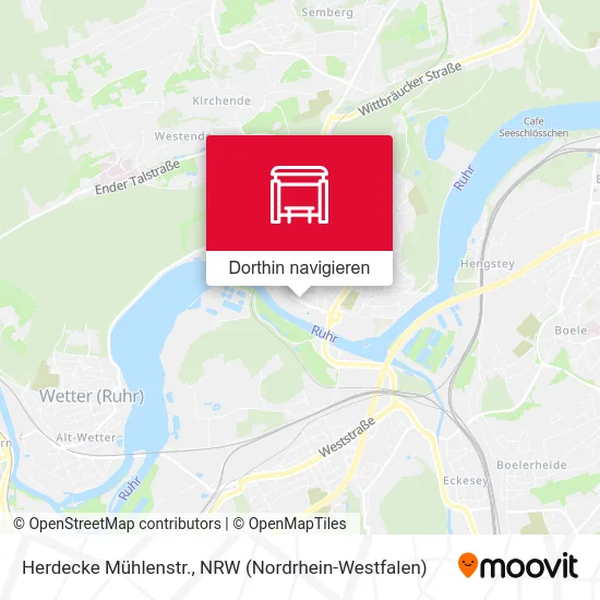 Herdecke Mühlenstr. Karte