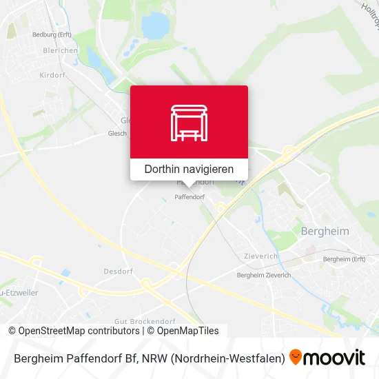 Bergheim Paffendorf Bf Karte