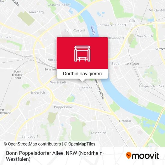 Bonn Poppelsdorfer Allee Karte