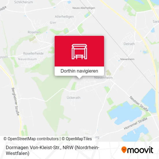 Dormagen Von-Kleist-Str. Karte